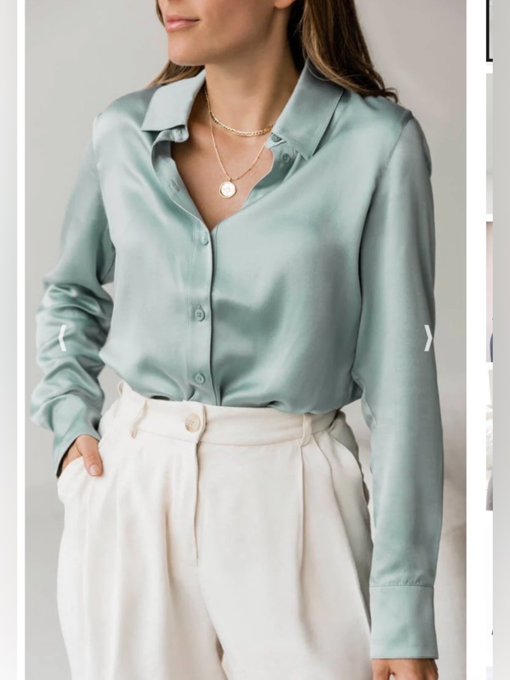 Ravella 100% Silk Blouse - Picture 2 of 9